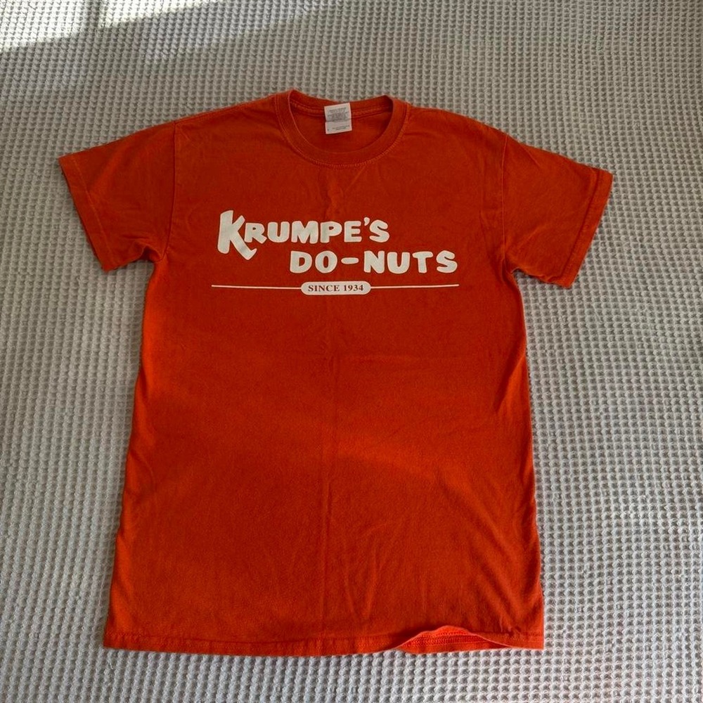 Orange Krumpe's Donuts T-shirt